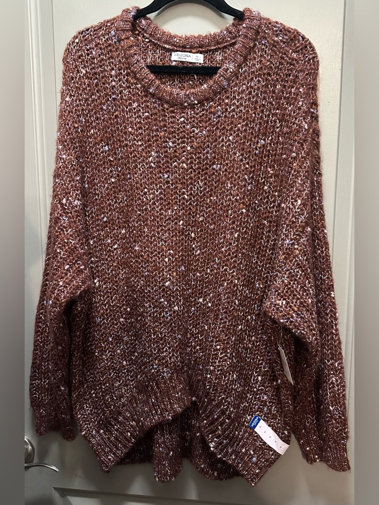 Arizona Size Xl Chunky Knit Sweater Nwt